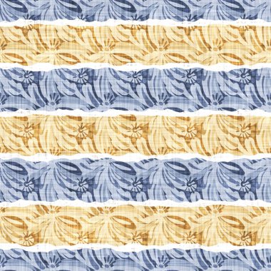 Hassas Fransız dantel efekti. Kusursuz çizgili desen. Süslü Provence tarzı dantelli kır evi dekorasyonu. Kırsal, modern, pejmürde, şık tasarım için keten kumaş duvar kağıdı.