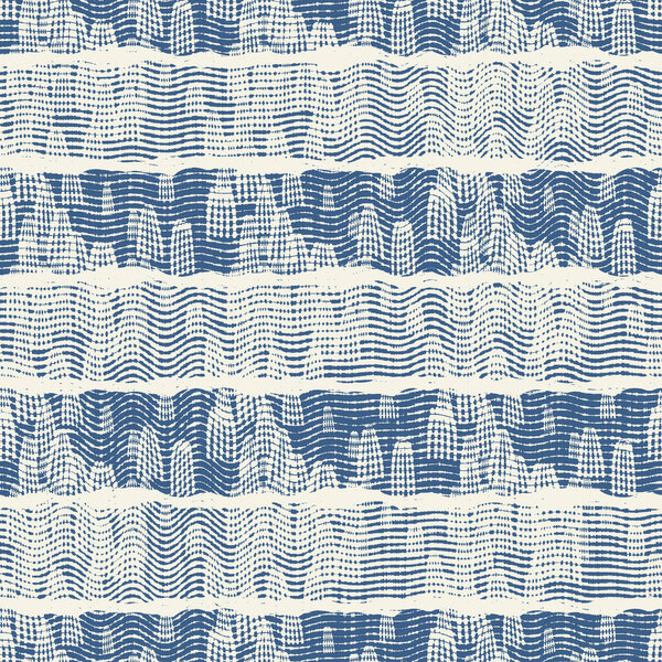 Delicate french lace effect seamless stripe pattern. Ornate provence style lacy ribbon country cottage decor background. Linen fabric wallpaper for rustic modern shabby chic design