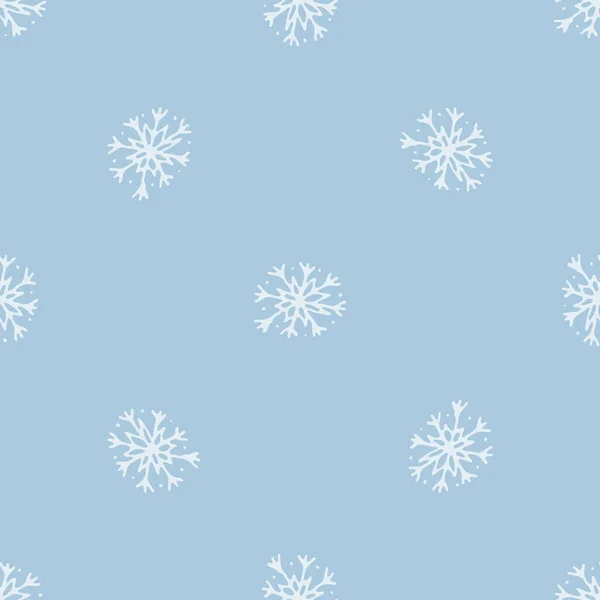 Kerst Geslacht Neutrale Sneeuwvlok Naadloze Vector Patroon Mannelijke Winter Sneeuw — Stockvector