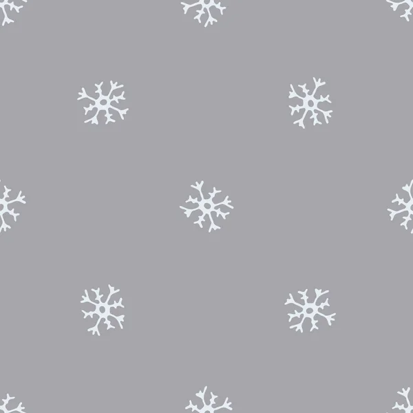 Χριστούγεννα Ουδέτερο Φύλο Νιφάδα Χιονιού Αδιάλειπτη Διανυσματικό Μοτίβο Masculine Χειμώνα — Διανυσματικό Αρχείο