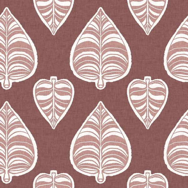 Gender neutral pink foliage leaf seamless raster background. Simple whimsical 2 tone pattern. Kids nursery wallpaper or scandi all over print