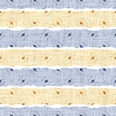 Hassas Fransız dantel efekti. Kusursuz çizgili desen. Süslü Provence tarzı dantelli kır evi dekorasyonu. Kırsal, modern, pejmürde, şık tasarım için keten kumaş duvar kağıdı.