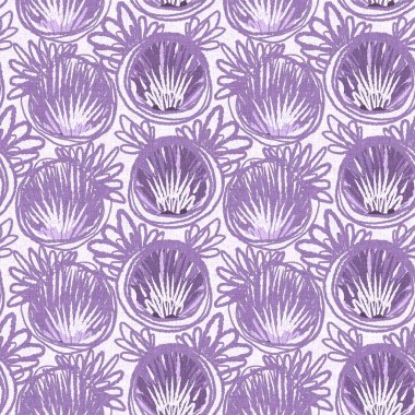 Cinsiyet ayrımı olmayan mor çiçek arkaplanı. Basit, kaprisli, 2 tonlu bir model. Çocuk bezi duvar kâğıdı ya da her yerde skandal var.