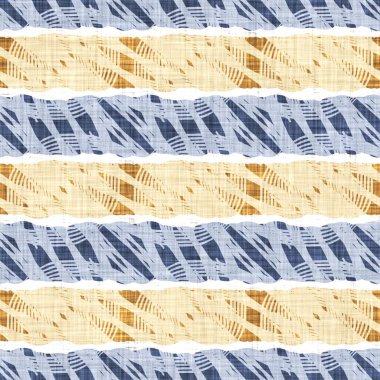 Hassas Fransız dantel efekti. Kusursuz çizgili desen. Süslü Provence tarzı dantelli kır evi dekorasyonu. Kırsal, modern, pejmürde, şık tasarım için keten kumaş duvar kağıdı.