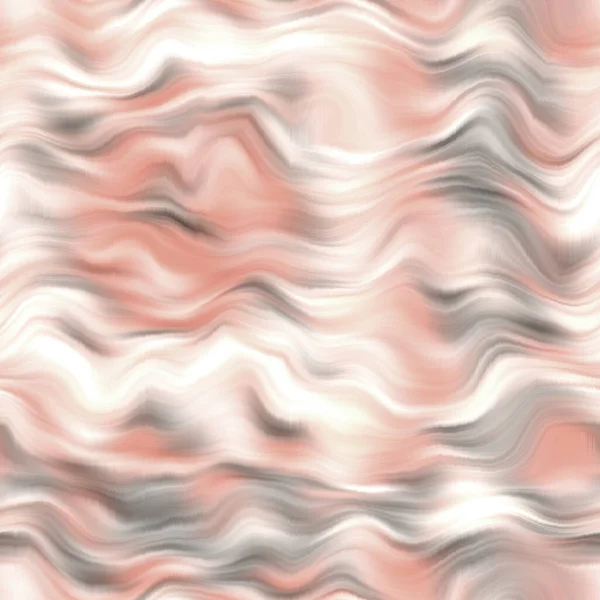 柔软的波纹染料条纹无缝图案 粉色白色有机不规则波背景 各种斑纹效果瓷砖 — 图库照片