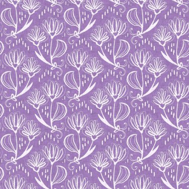 Cinsiyet ayrımı olmayan mor çiçek arkaplanı. Basit, kaprisli, 2 tonlu bir model. Çocuk bezi duvar kâğıdı ya da her yerde skandal var.