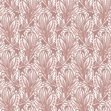 Cinsiyet ayrımı olmayan pembe yaprak, dikişsiz raster arka plan. Basit, kaprisli, 2 tonlu bir model. Çocuk odası duvar kâğıdı ya da her yerde skandal var.