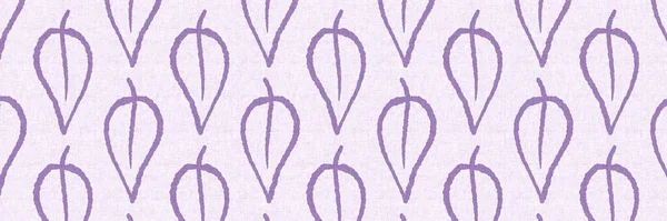 Geschlechtsneutrale Blattblätter Nahtloser Rasterrand Einfaches Skurriles Ton Muster Kinderstube Tapete — Stockfoto