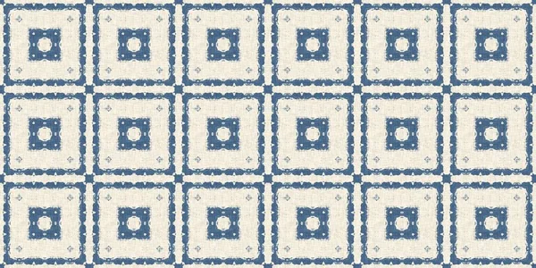 French blue quilt printed fabric border pattern for shabby chic home decor trim. Rustic farm house country cottage flower linen endless tape. Patchwork quilt effect ribbon edge