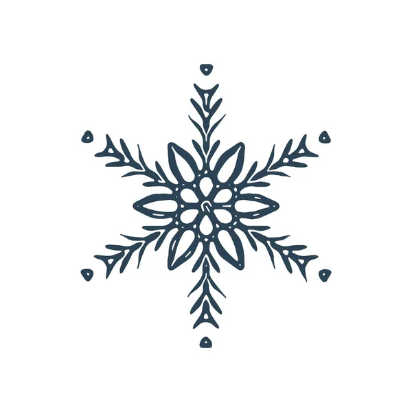 Χριστούγεννα Snowflake Εικονογράφηση Διάνυσμα Μοτίβο Masculine Χειμώνα Γραφικό Χιόνι Για — Διανυσματικό Αρχείο