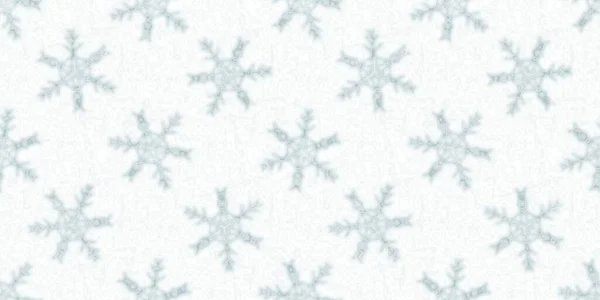 Soft Ice Blue Snow Flake Border Pattern Background Simple Minimal — Stock Photo, Image
