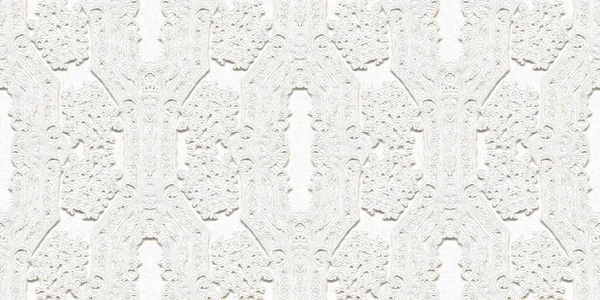 White White Linen Lace Effect Border Background Minimal Stylish Wedding — Stock Photo, Image