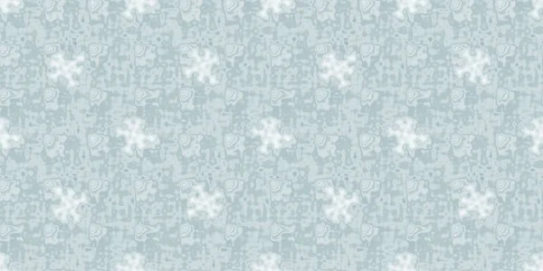 Soft Ice Blue Schneeflocke Rand Muster Hintergrund Einfache Minimale Frost — Stockfoto