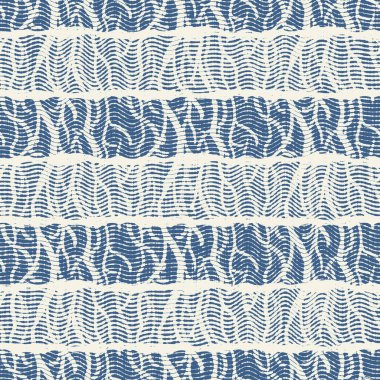 Hassas Fransız dantel efekti. Kusursuz çizgili desen. Süslü Provence tarzı dantelli kır evi dekorasyonu. Kırsal, modern, pejmürde, şık tasarım için keten kumaş duvar kağıdı.