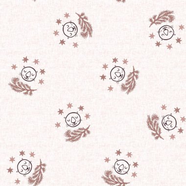 Yeni doğmuş sakin, uykulu, kusursuz bir kedi. Cinsiyet açısından nötr bebek odası dekorasyonu. Scandi stili eskiz duvar kağıdı arkaplan taşı ya da yeni yürümeye başlayan giysi modaName