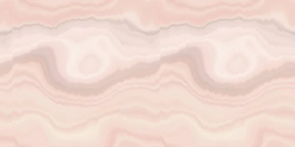Yumuşak Dalgalı Kravat Boyası Dikişsiz Sınır Deseni Pembe Beyaz Organik — Stok fotoğraf
