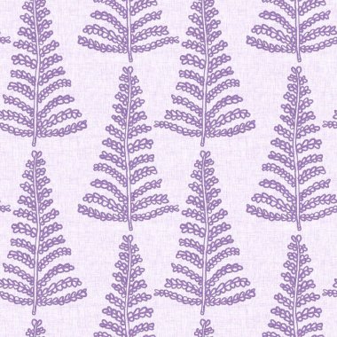 Cinsiyet olarak nötr mor botanik yaprak, dikişsiz raster arka plan. Basit, kaprisli, 2 tonlu bir model. Çocuk bezi duvar kâğıdı ya da her yerde skandal var.