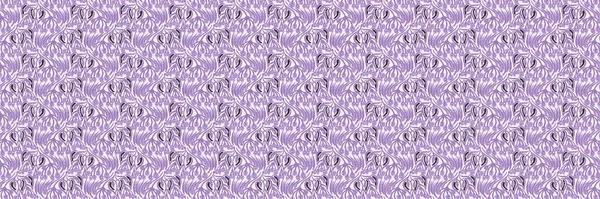 Género Neutral Flor Floral Sin Costuras Borde Trama Simple Púrpura —  Fotos de Stock