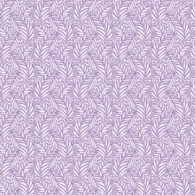 Cinsiyet olarak nötr mor botanik yaprak, dikişsiz raster arka plan. Basit, kaprisli, 2 tonlu bir model. Çocuk bezi duvar kâğıdı ya da her yerde skandal var.