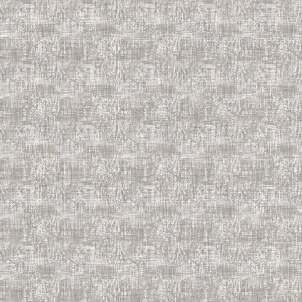 French Grey Irregular Mottled Linen Seamless Pattern Tonal Country Cottage — 스톡 사진