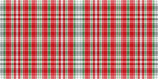 Christmas Tartan Background Border Traditional Plaid Seasonal Holiday Texture Effect — Fotografia de Stock