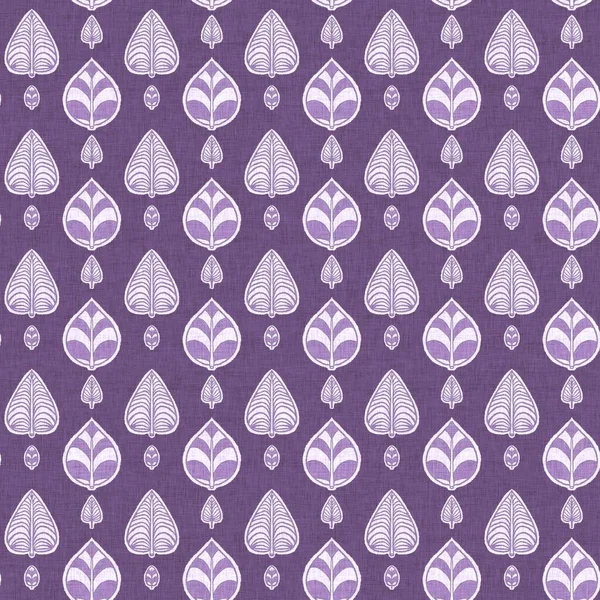 Genre Neutre Feuillage Botanique Violet Fond Raster Sans Couture Modèle — Photo