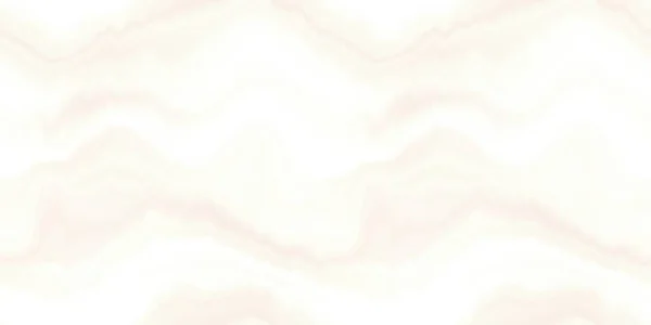 柔らかい波状のタイ染料ストライプシームレスな境界パターン ピンクの白い有機不規則な波のエッジトリムの背景 斑状斑状効果リボンバナー — ストック写真