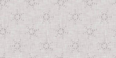 Kusursuz Noel kar taneleri örülmüş keten kenar. Mevsimlik iki ton kahverengi çiftlik evi donması. Fransız Xmas kar haçı bandı için tatil tekstili