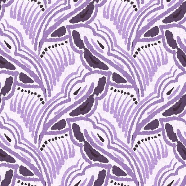 Cinsiyet olarak nötr mor botanik yaprak, dikişsiz raster arka plan. Basit, kaprisli, 2 tonlu bir model. Çocuk bezi duvar kâğıdı ya da her yerde skandal var.