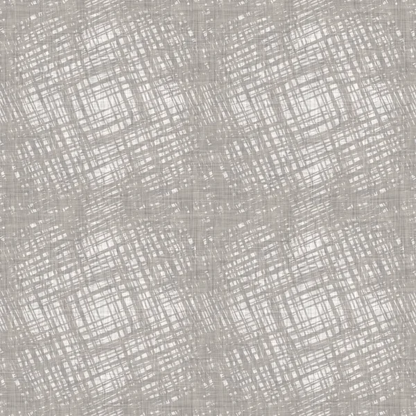 French Grey Irregular Mottled Linen Seamless Pattern Tonal Country Cottage — Stock Photo, Image