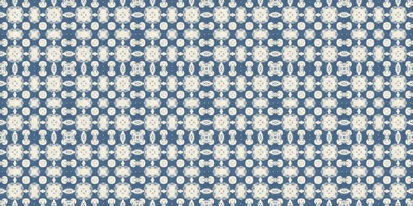 French blue quilt printed fabric border pattern for shabby chic home decor trim. Rustic farm house country cottage flower linen endless tape. Patchwork quilt effect ribbon edge