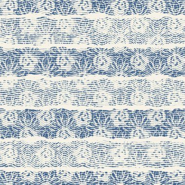 Hassas Fransız dantel efekti. Kusursuz çizgili desen. Süslü Provence tarzı dantelli kır evi dekorasyonu. Kırsal, modern, pejmürde, şık tasarım için keten kumaş duvar kağıdı.