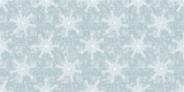 Yumuşak buz mavisi kar taneciklerinin sınır çizgisi. Basit bir buz bulanıklığı efekti. Kusursuz afiş arkaplanı. Şenlikli soğuk bayram kurdelesi kenarı..