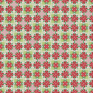 Kusursuz Noel noktasızdı. Aralık tatili için sezonluk kırmızılı dekoratif süs. Kış botanik klasik tarayıcı tekrar fayans