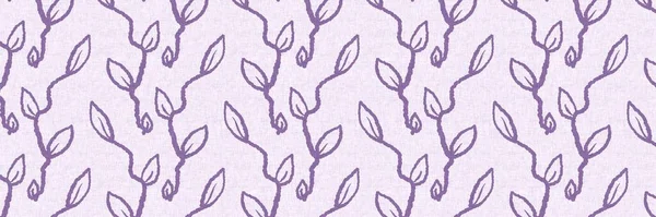 Gender neutral foliage leaf seamless raster border. Simple whimsical 2 tone pattern. Kids nursery wallpaper or scandi all over print