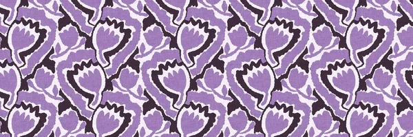 Cinsiyet ayrımı olmayan çiçek dikişsiz raster sınırı. Basit mor kaprisli 2 ton deseni. Çocuk odası duvar kâğıdı ya da her yerde skandal var.