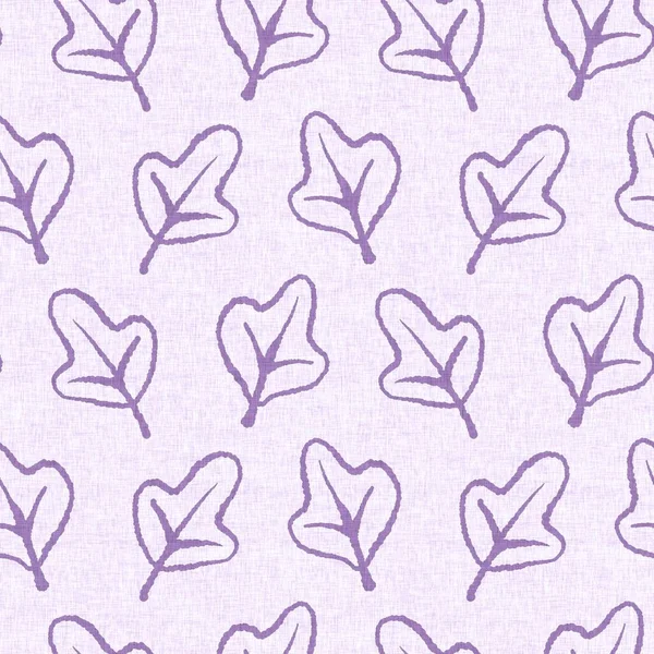Гендерно Нейтральная Фиолетовая Ботаническая Листва Бесшовный Растровый Фон Простой Причудливый — стоковое фото
