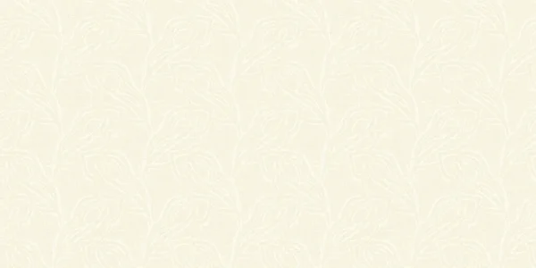 Handmade subtle botanical patterned washi paper texture border. Seamless speckled white on white card stock sheet. Japanese washi effect fiber background copy space. Wedding stationery.