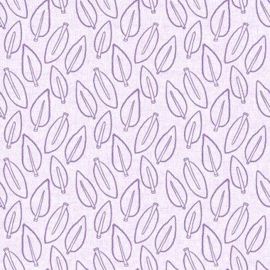Cinsiyet olarak nötr mor botanik yaprak, dikişsiz raster arka plan. Basit, kaprisli, 2 tonlu bir model. Çocuk bezi duvar kâğıdı ya da her yerde skandal var.