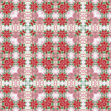 Kusursuz Noel noktasızdı. Aralık tatili için sezonluk kırmızılı dekoratif süs. Kış botanik klasik tarayıcı tekrar fayans