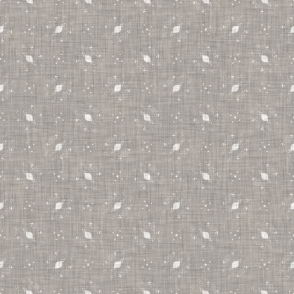 French grey irregular mottled linen seamless pattern. Tonal country cottage style abstract speckled background. Simple vintage rustic fabric textile effect. Primitive texture shabby chic cloth