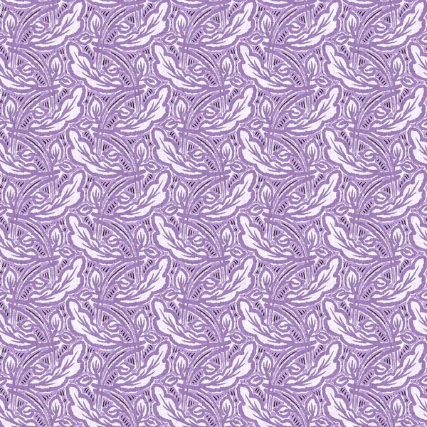 Cinsiyet olarak nötr mor botanik yaprak, dikişsiz raster arka plan. Basit, kaprisli, 2 tonlu bir model. Çocuk bezi duvar kâğıdı ya da her yerde skandal var.