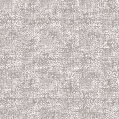 Gri, düzensiz, noktalı keten desenli Fransız kumaşı. Tonal kır evi tarzı soyut benekli arka plan. Basit bir kırsal kumaş tekstil etkisi. İlkel yapılı, pejmürde, şık bir kumaş.