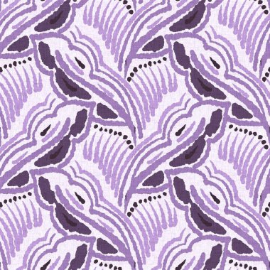 Cinsiyet olarak nötr mor botanik yaprak, dikişsiz raster arka plan. Basit, kaprisli, 2 tonlu bir model. Çocuk bezi duvar kâğıdı ya da her yerde skandal var.
