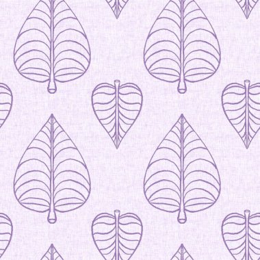 Cinsiyet olarak nötr mor botanik yaprak, dikişsiz raster arka plan. Basit, kaprisli, 2 tonlu bir model. Çocuk bezi duvar kâğıdı ya da her yerde skandal var.
