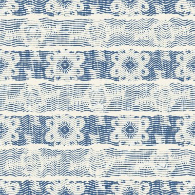 Hassas Fransız dantel efekti. Kusursuz çizgili desen. Süslü Provence tarzı dantelli kır evi dekorasyonu. Kırsal, modern, pejmürde, şık tasarım için keten kumaş duvar kağıdı.