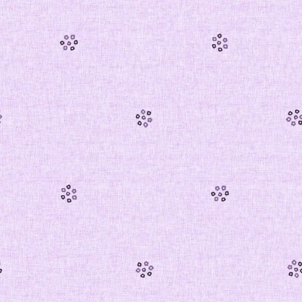 Гендерний Нейтральний Квітковий Безшовний Растровий Фон Простий Примхливий Фіолетовий Тонний — стокове фото