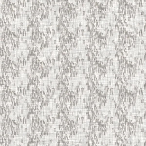 French Grey Irregular Mottled Linen Seamless Pattern Tonal Country Cottage — Stok fotoğraf