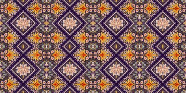 Rustic provence floral border pattern. Boho whimsical french swatch for washi tape. Country cottage vintage quilt edging