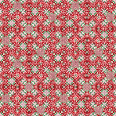 Kusursuz Noel noktasızdı. Aralık tatili için sezonluk kırmızılı dekoratif süs. Kış botanik klasik tarayıcı tekrar fayans